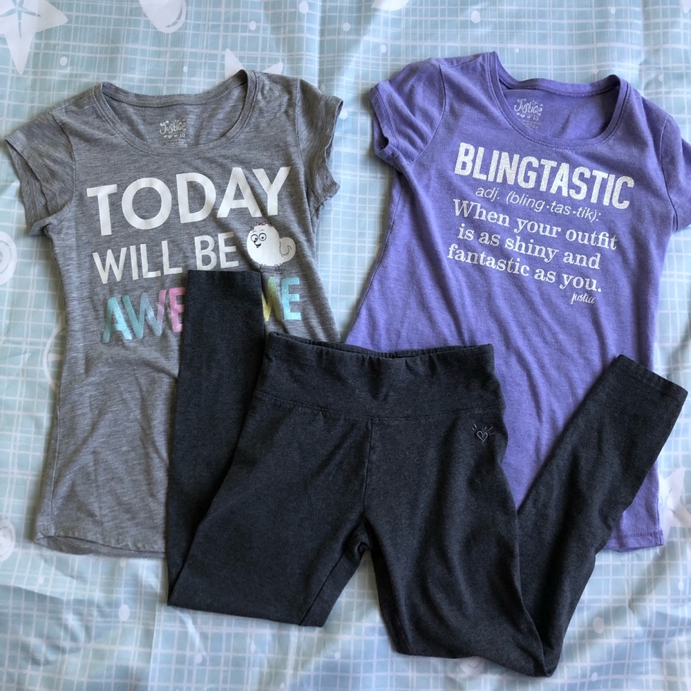 Girls' Justice size 10 bundle